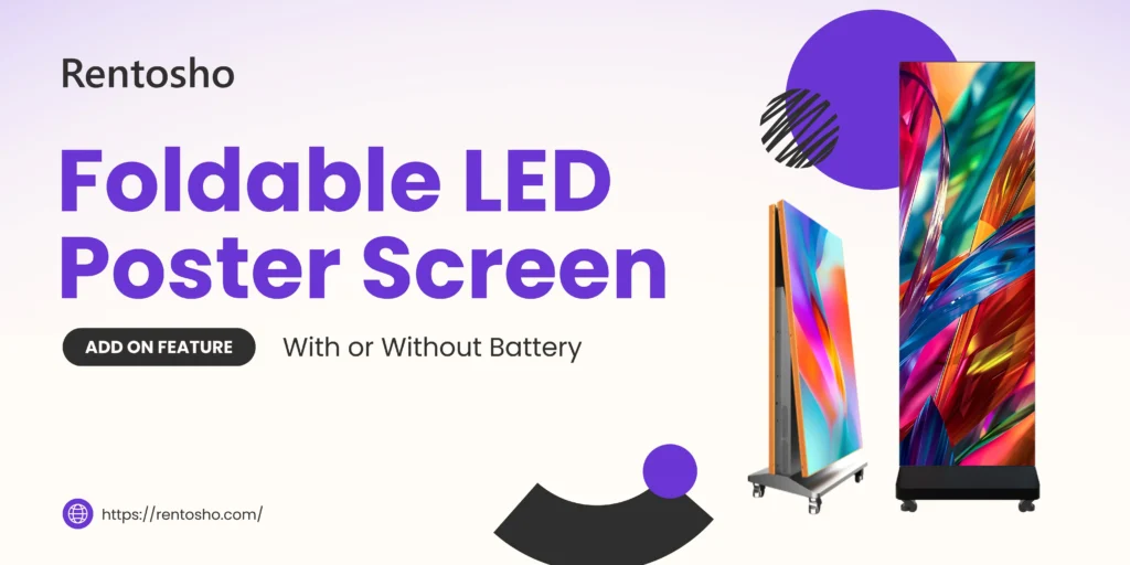 Foldable LED Poster Panel Gets Even More Versatile!