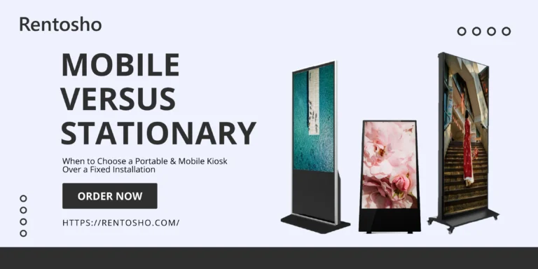 Mobile vs. Stationary: When to Choose an Outdoor Mobile Standing Kiosk Over a Fixed Installation