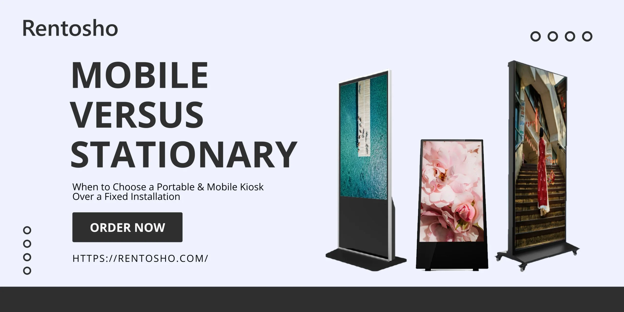 All of Rentosho Portable and Outdoor Kiosk and Display