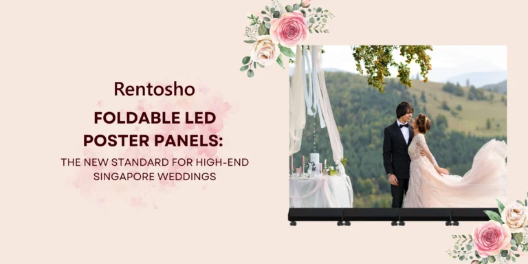 Beyond the Projector: Why Foldable LED Panels are the New Standard for High-End Singapore Weddings