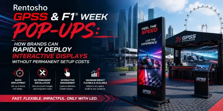 GPSS & F1 Week Pop-Ups: How Brands Can Rapidly Deploy Interactive Displays Without Permanent Setup Costs